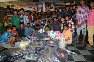 Fans Celebrate NTR Birthday at Don Bosco School